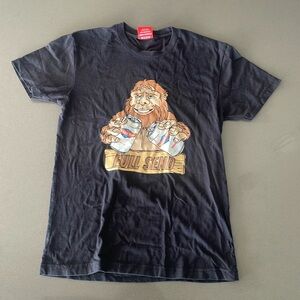 Size small Full Send Happy Dad collaboration shirt 60% cotton 40% polyester